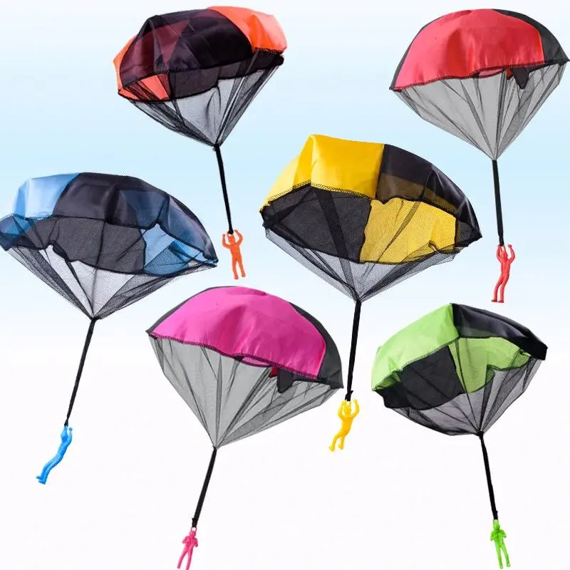 4pcs Color Random Hand Throwing Parachute