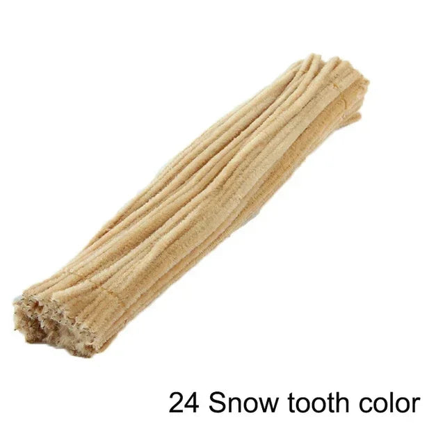 100Pcs Multicolor Pipe Cleaners