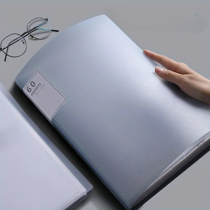 Transparent Insert Folder Album Storage Folder
