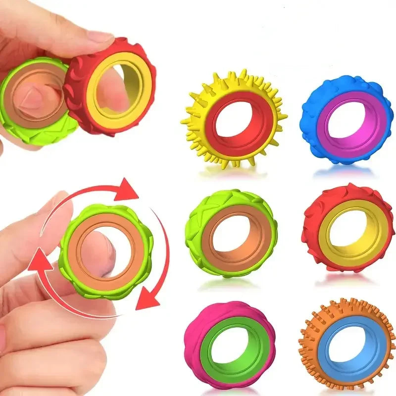 Rotating Fidget Ring Sensory Finger Spinners