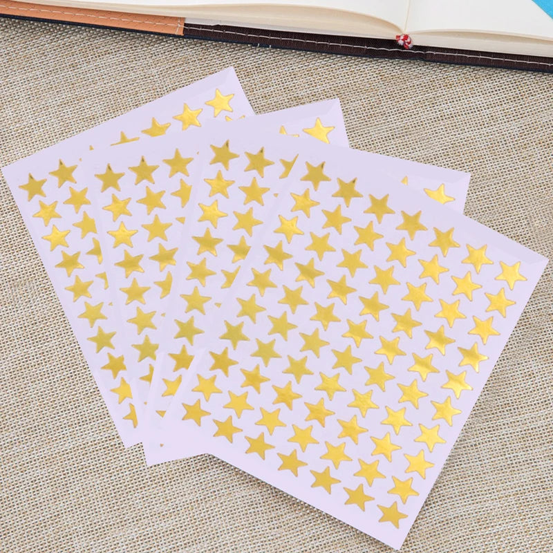 Children's Gold-Plated Award Glitter Stickers
