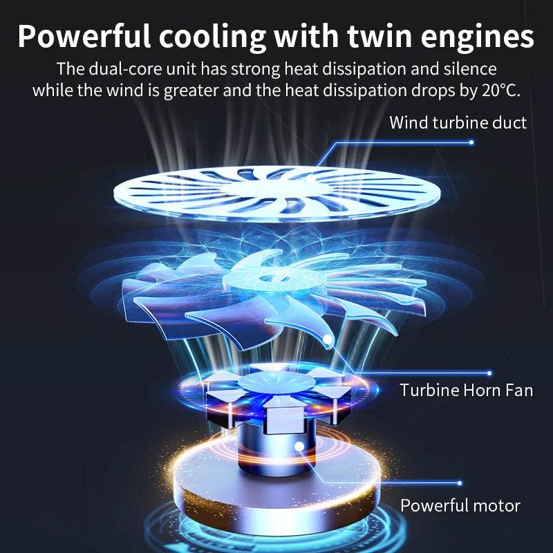 Q100 17inch Gaming Laptop Cooler Fan