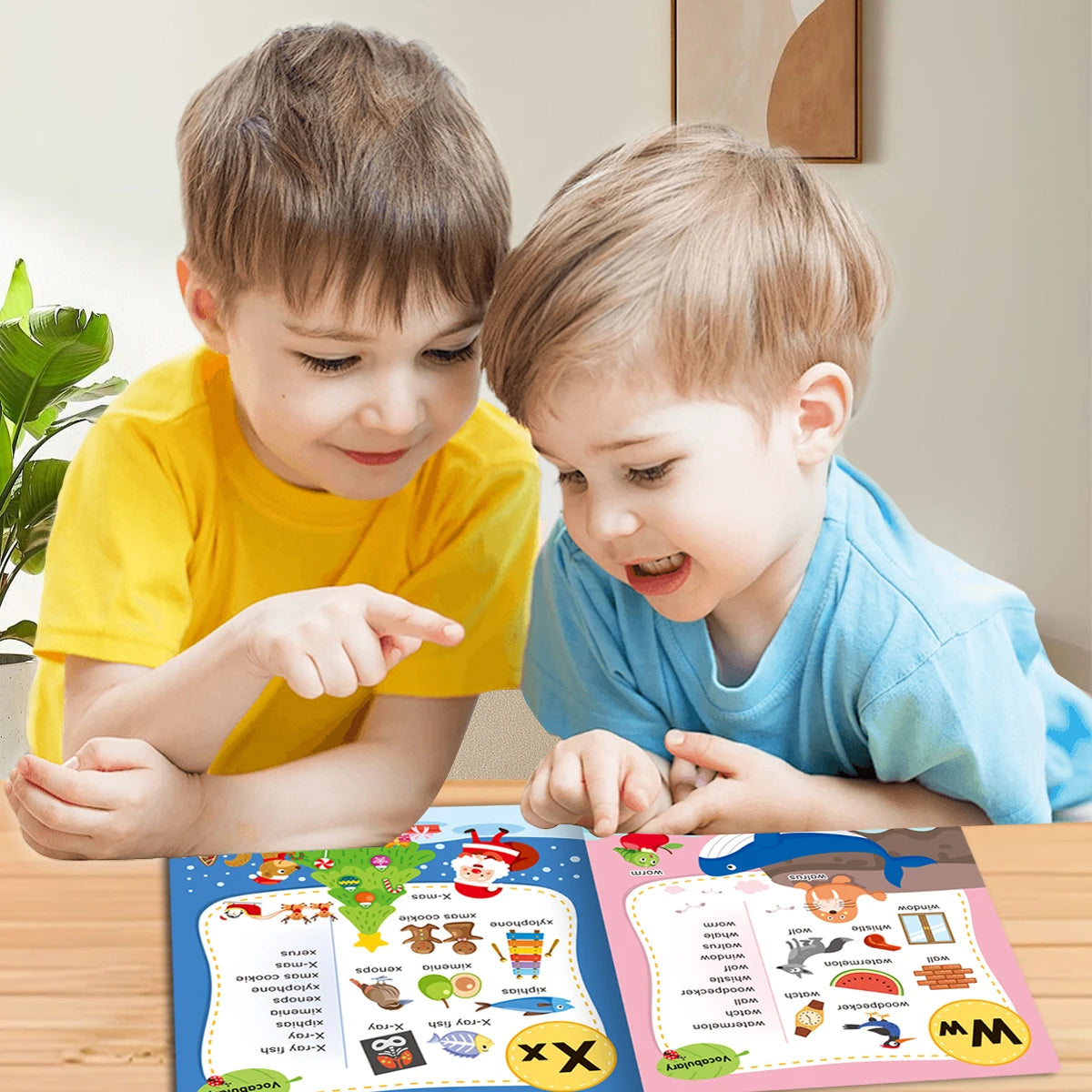 Reusable ABC Flashcard Book for Pre-School