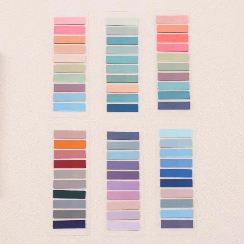200 Sheets Transparent Sticky Note Index Tabs