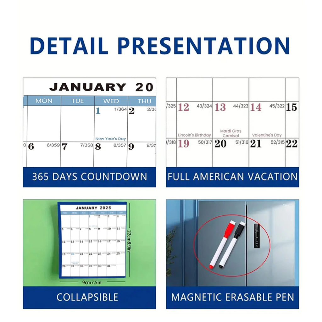 2026 English Double-Sided Laminated Wall Calendar