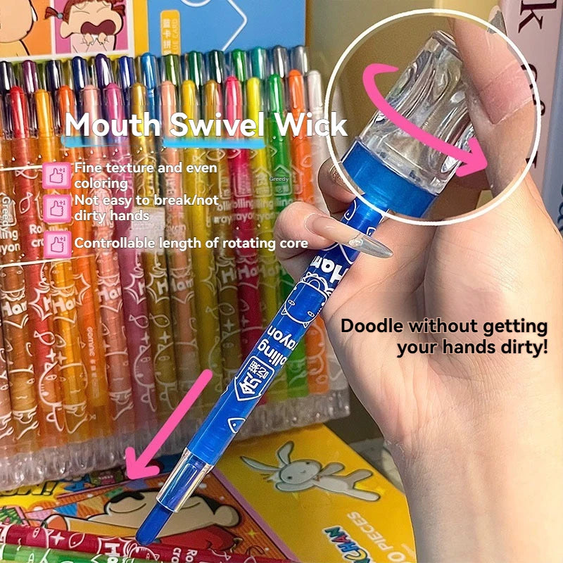 Rotate Color Crayola Washable Crayons Set