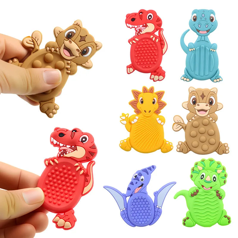 6pcs Dinosaur Sensory Fidget Stress Toys