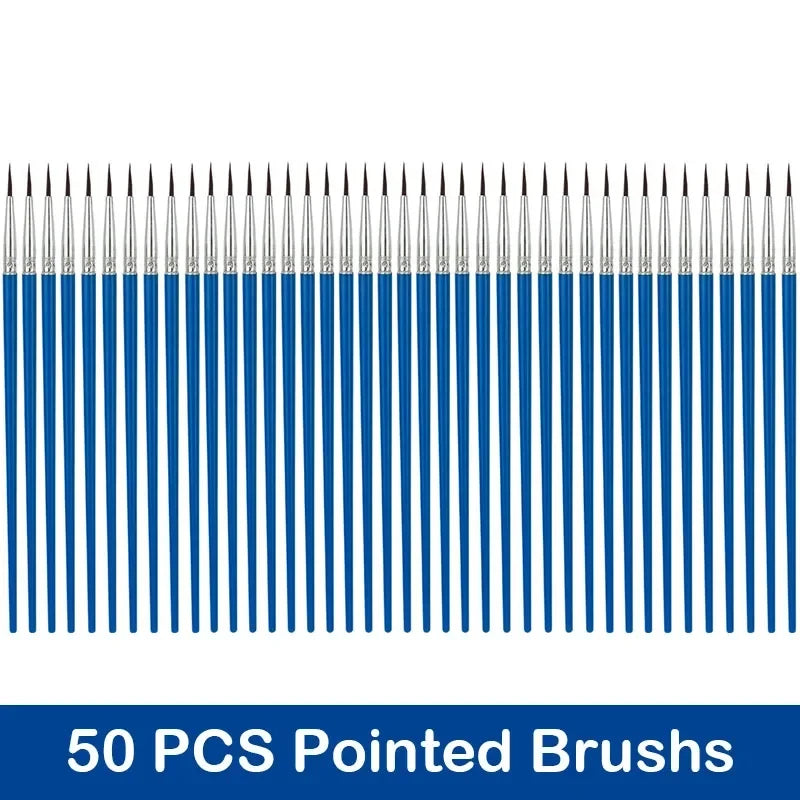 10/20/50Pcs Paint Brushes Set