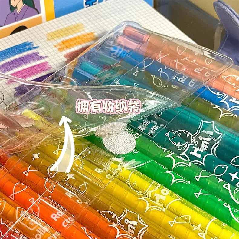 Rotate Color Crayola Washable Crayons Set