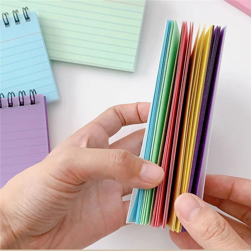 Colorful Tearable Spiral Writing Pad