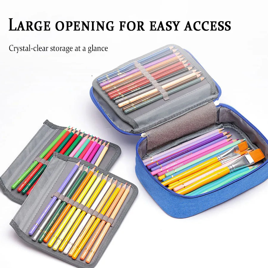 Colored Lead Pencil Storage Bag