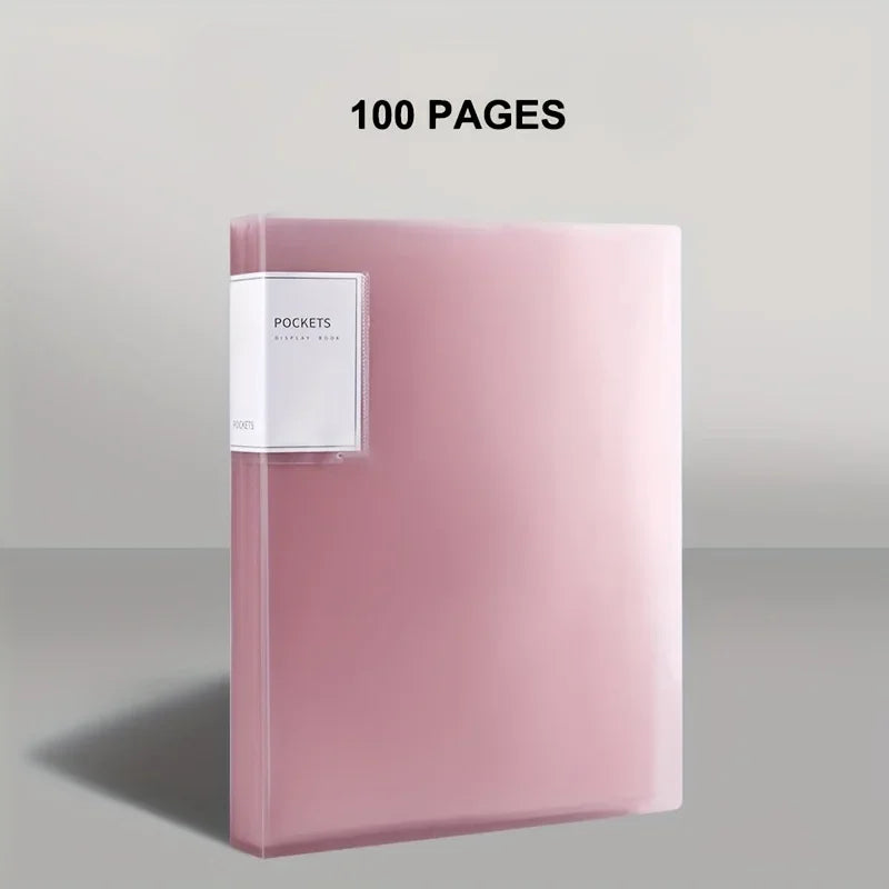 Transparent Insert Folder Album Storage Folder
