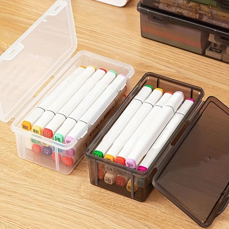 Transparent Black Storage Box Large