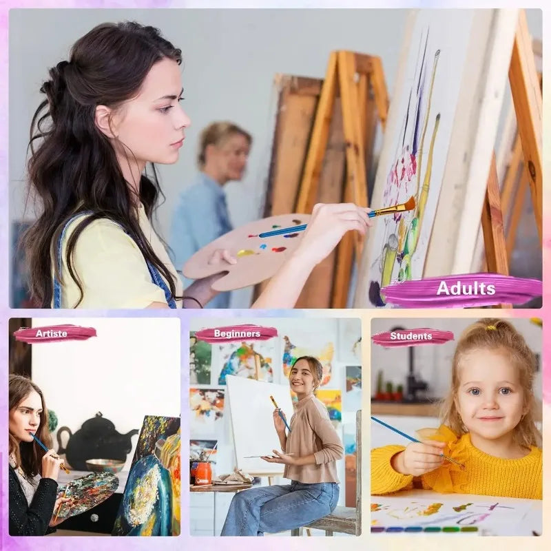 Plastic Pole Oil Painting Brushes