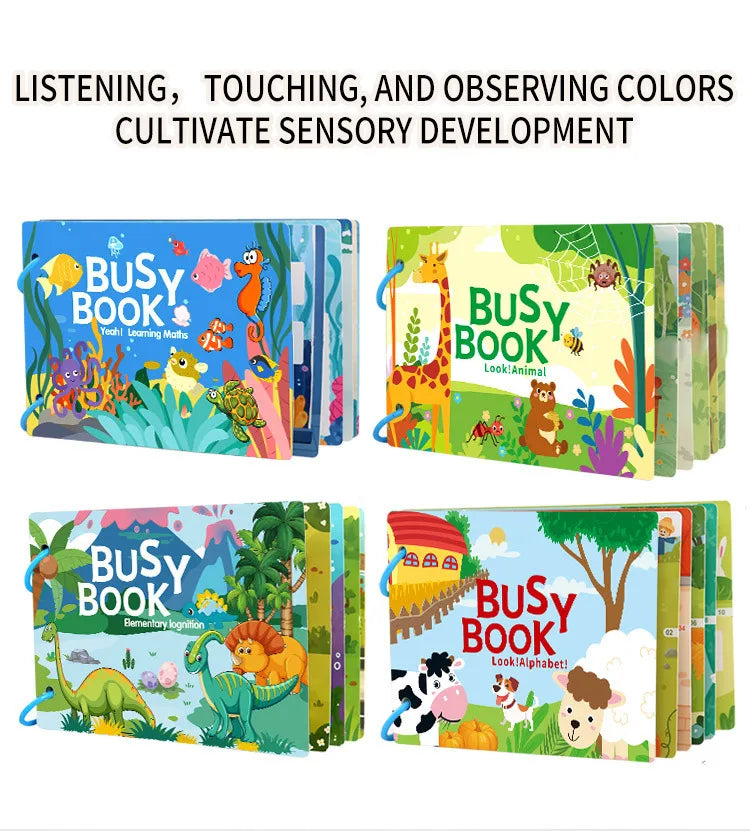 Busy Book for Toddlers Ages 2-6