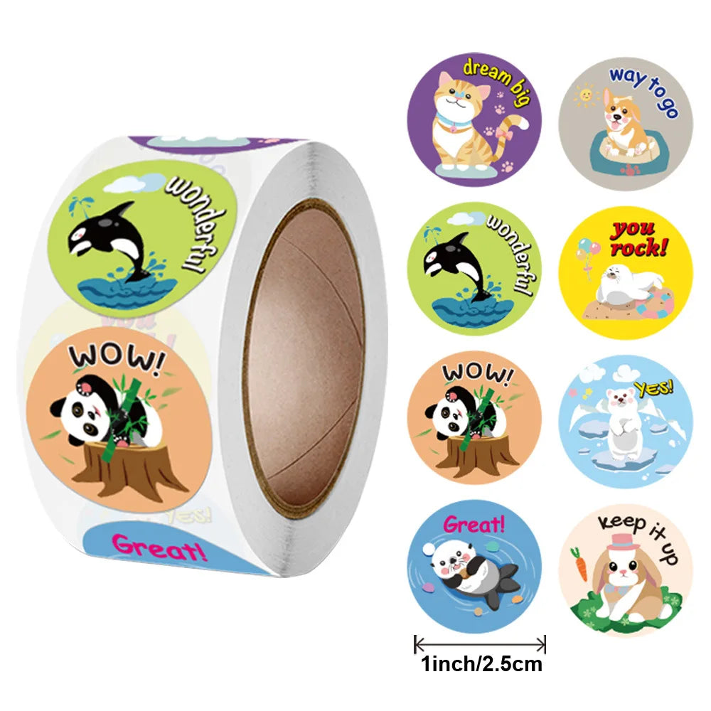 100-500pcs Cute Star Stickers