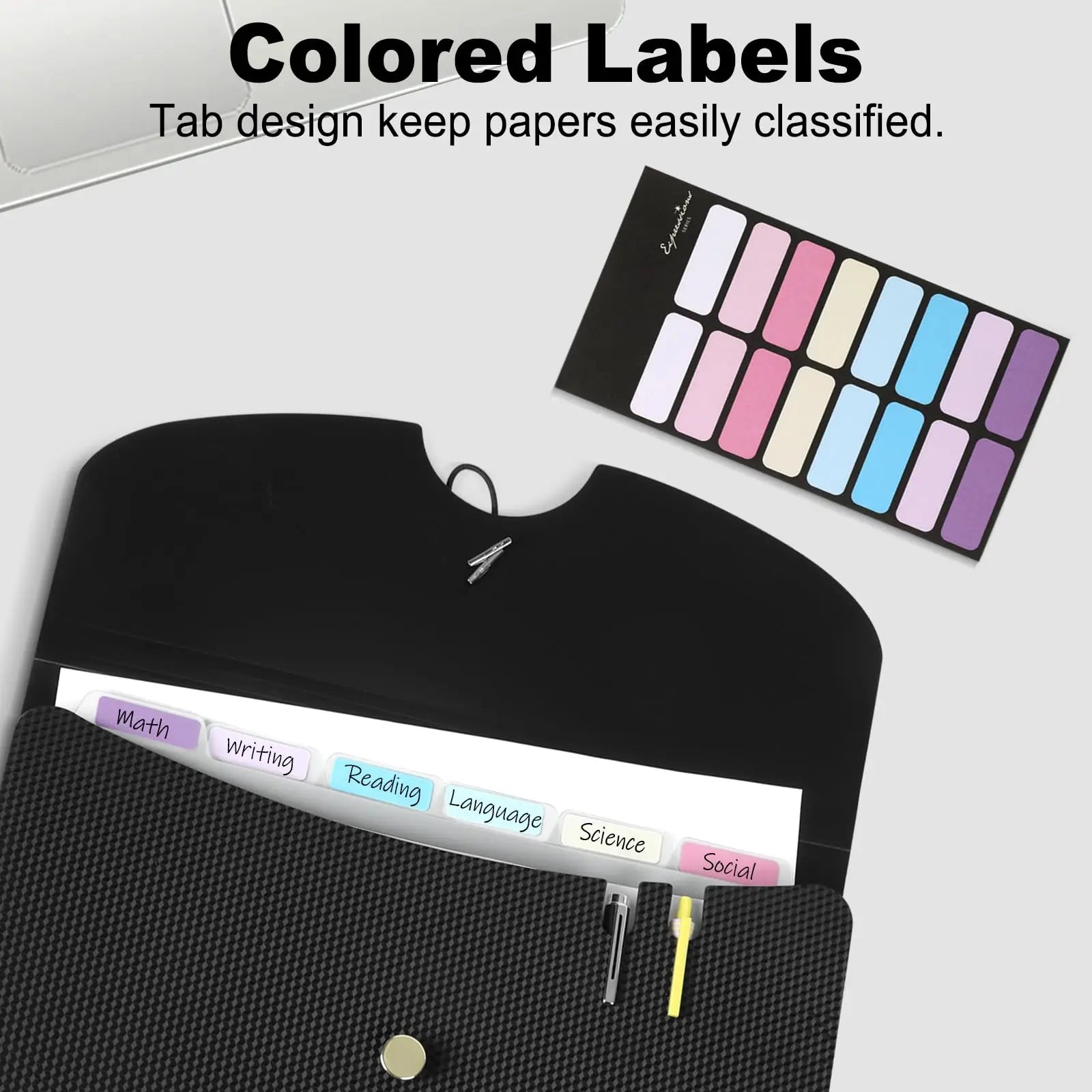 A4 Size Accordion File Organizer