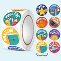 Cartoon Reward Stickers 8 Designs 2.5cm