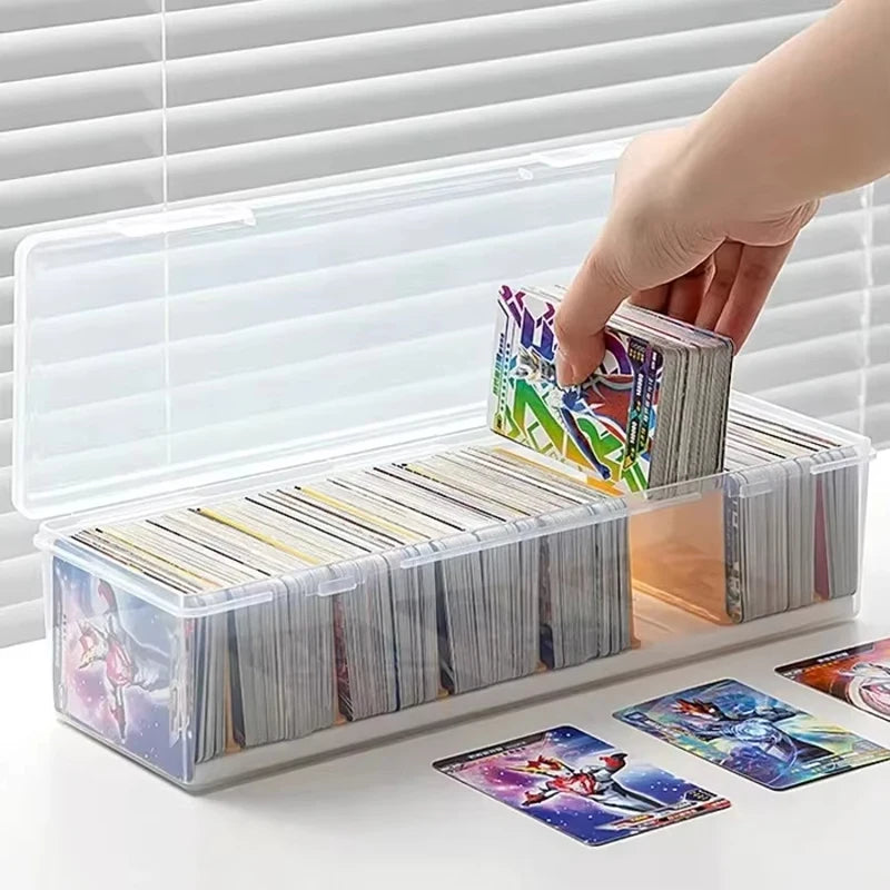 Clear Plastic Compartmentalized Organizer Box