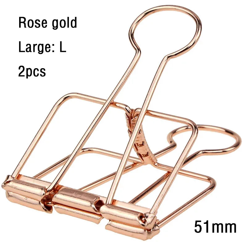 2-10 Pcs Binder Clips Page Holders
