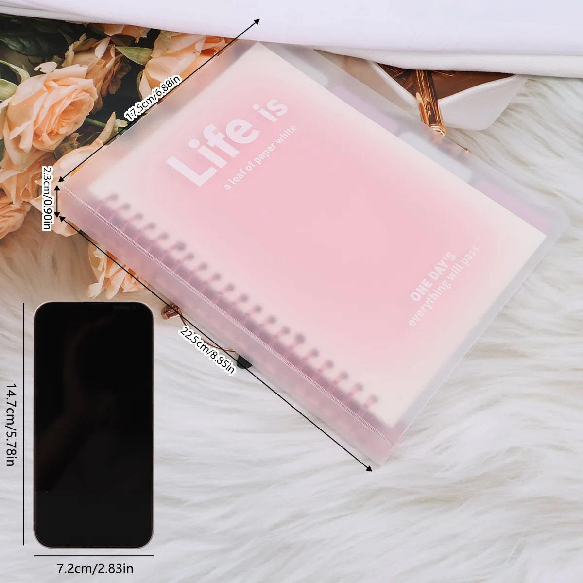 B5/A5 Loose-Leaf Notebook 60 Sheets Binder