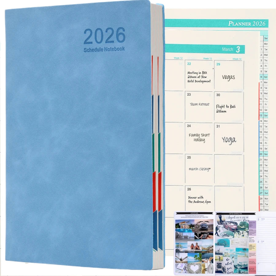 365-Day 2026 Portable A5 Pocket Planner