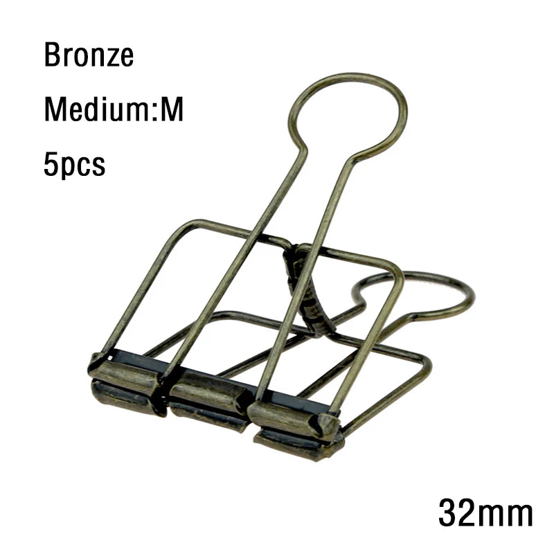 2-10 Pcs Binder Clips Page Holders