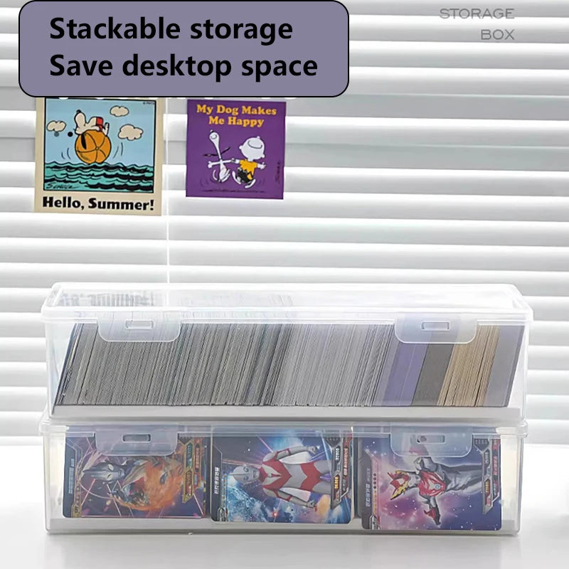 Clear Plastic Compartmentalized Organizer Box