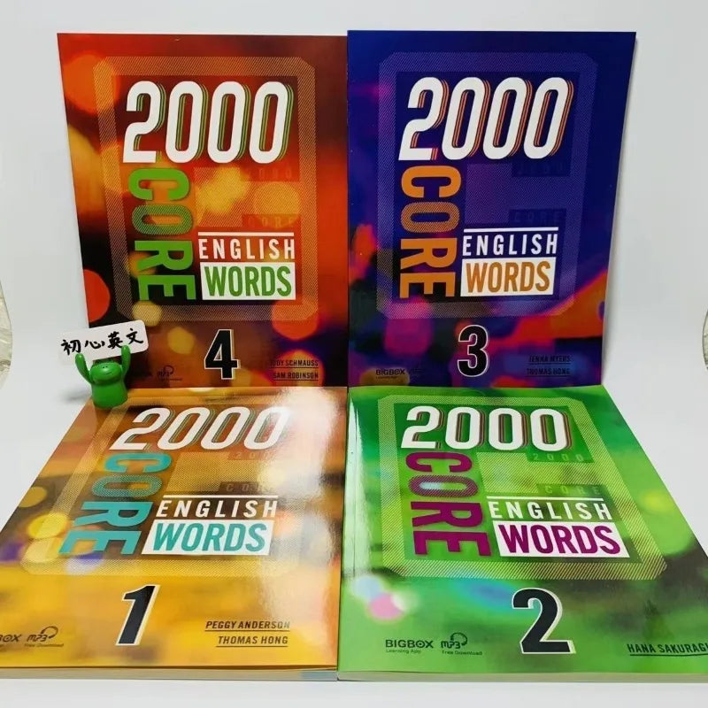 4 Books 1000/2000 Core English Words