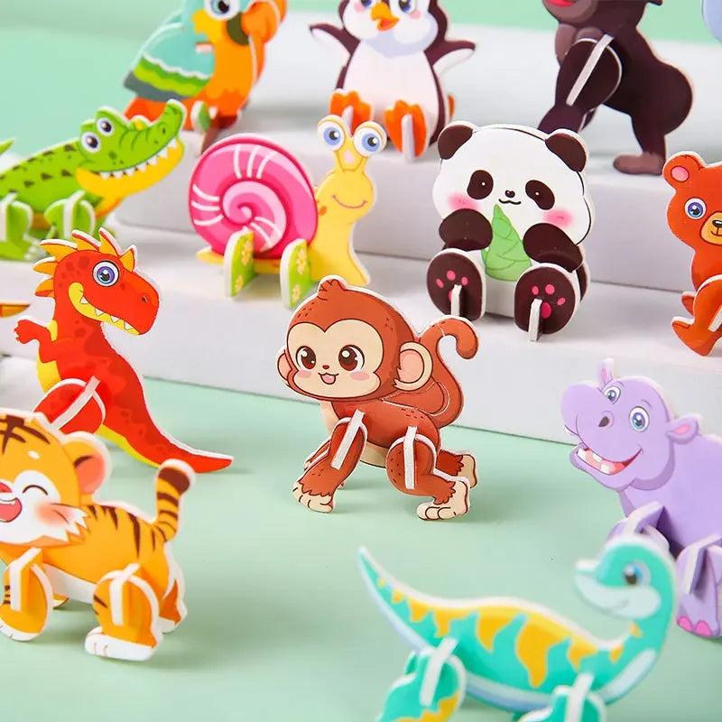 30 Pcs Mini Animal DIY Jigsaw Puzzle