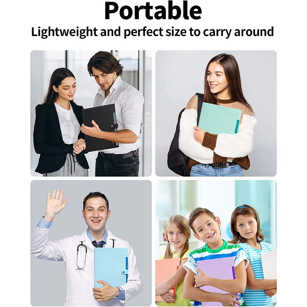 Expanding File Folder with 5 Pocket Folders