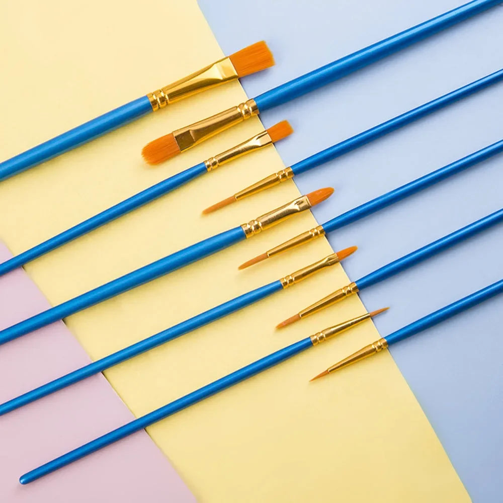 10Pcs/Set Multi-functional Watercolor Brush Set