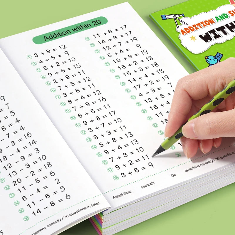Children's Math Exercise Book