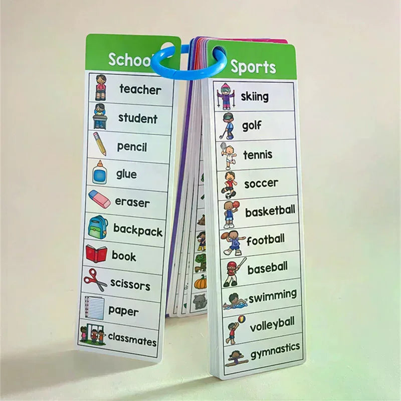 Kindergarten Primary School English Flash Cards