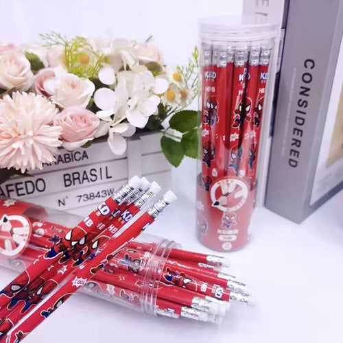 30pcs/set Spiderman HB Pencils