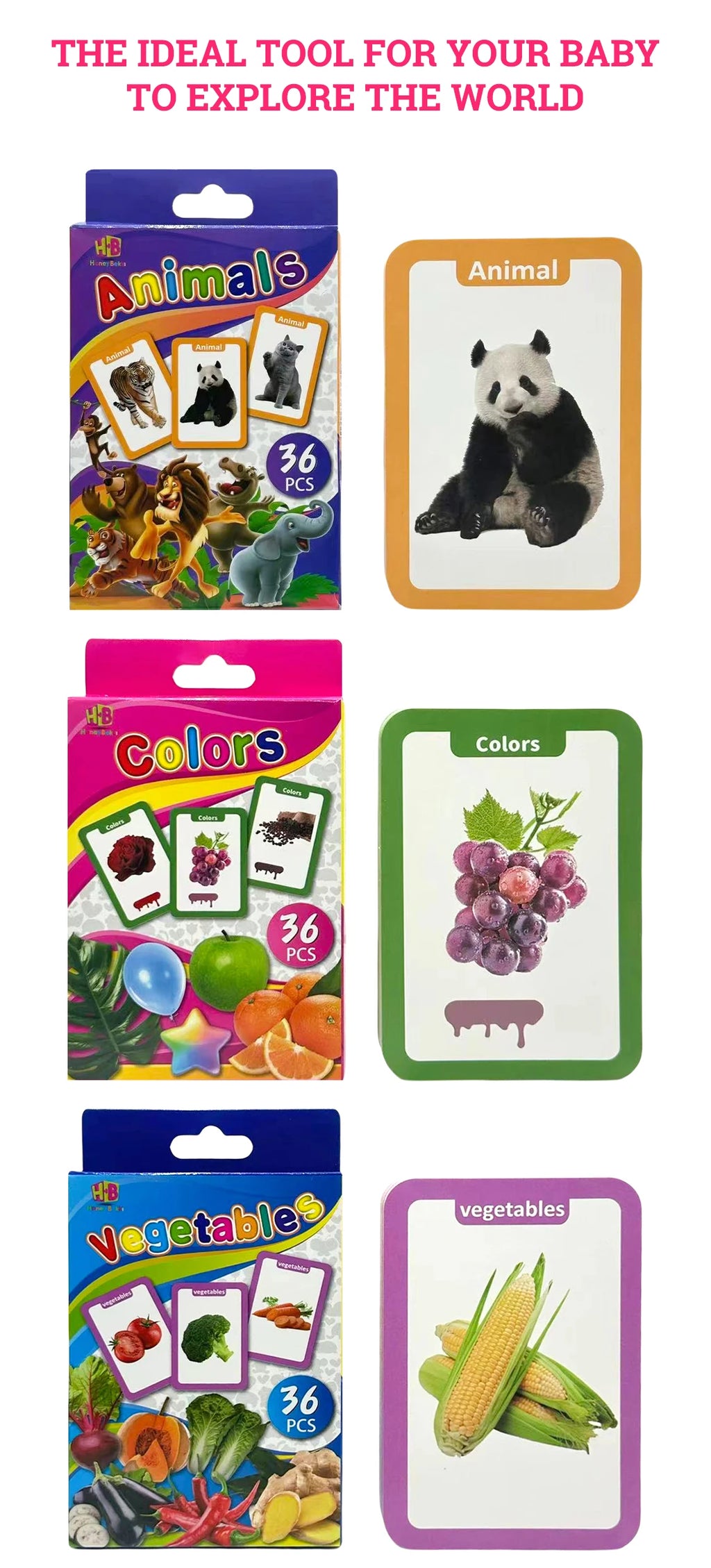 Animal letter flashcards