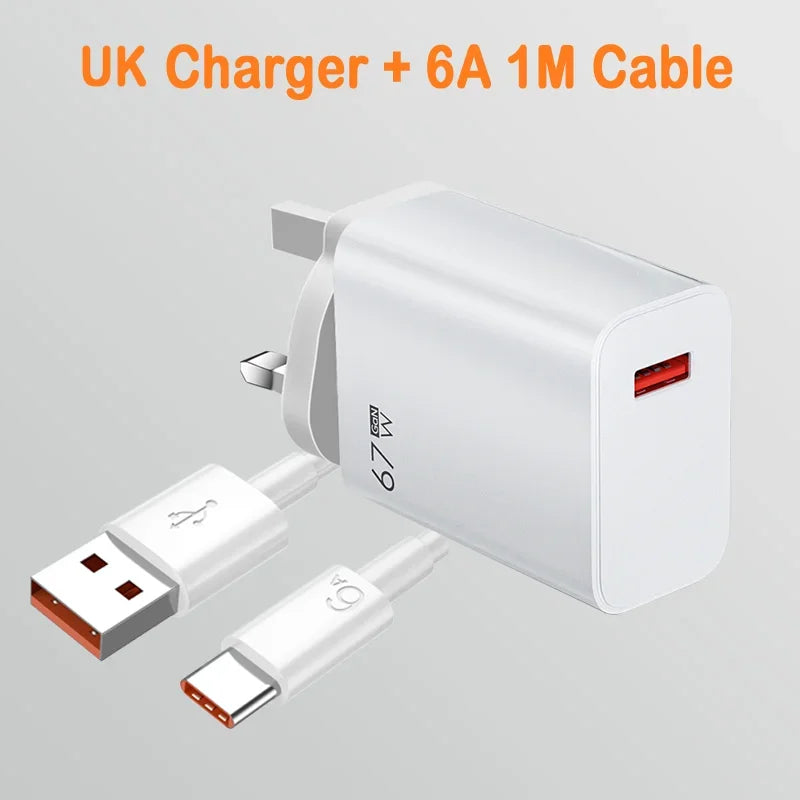 6A USB C Charging Cable