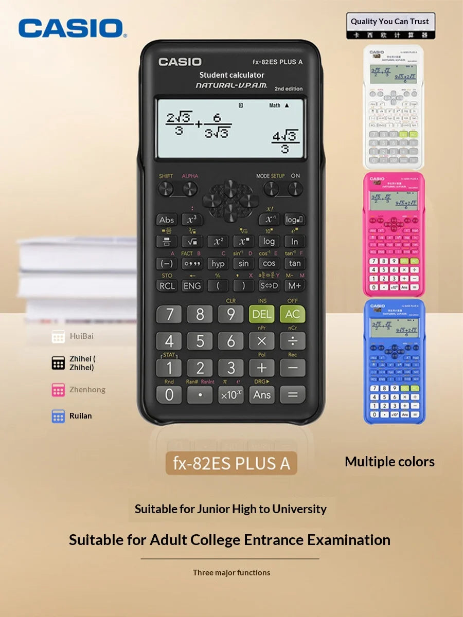 Casio Genuine FX-82ES Multifunction Scientific Calculator