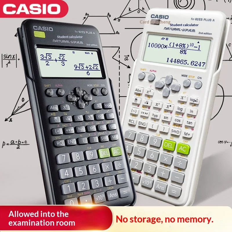 Casio Genuine FX-82ES Multifunction Scientific Calculator