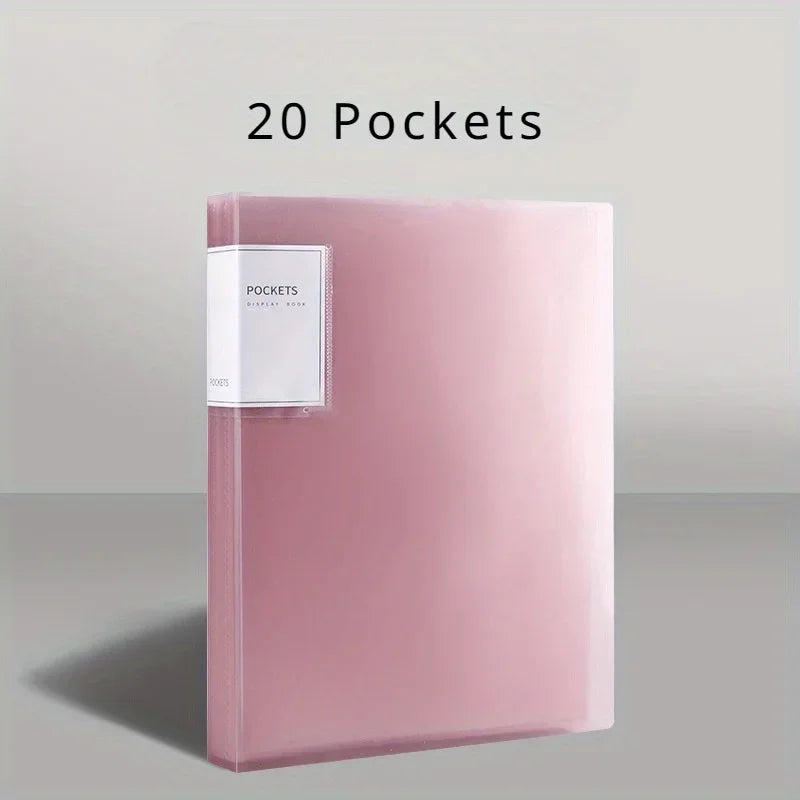 Transparent Insert Folder Album Storage Folder