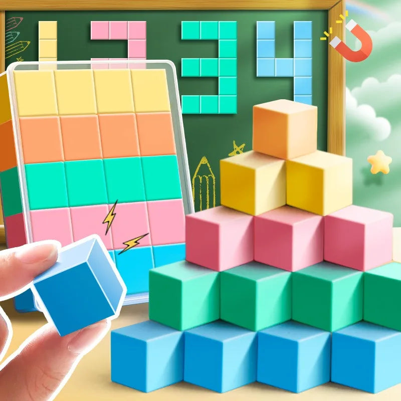 Non Magnetic Cube Teaching Aid