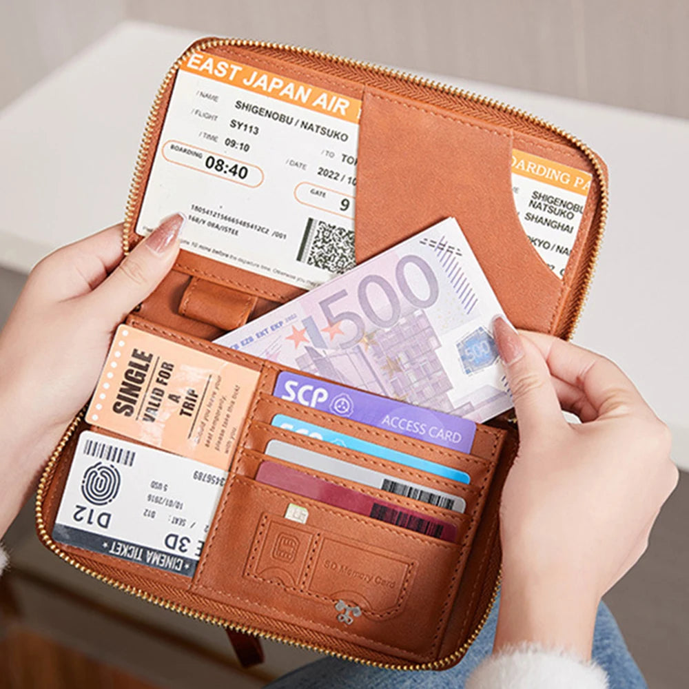 Business Leather A4 Paper File Folder Clipboard