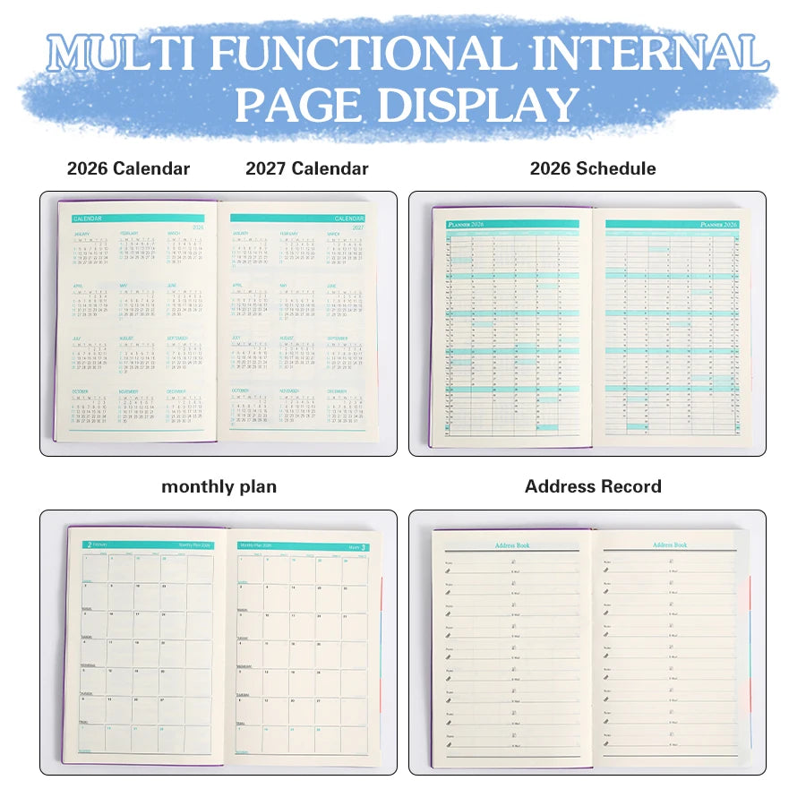 365-Day 2026 Portable A5 Pocket Planner