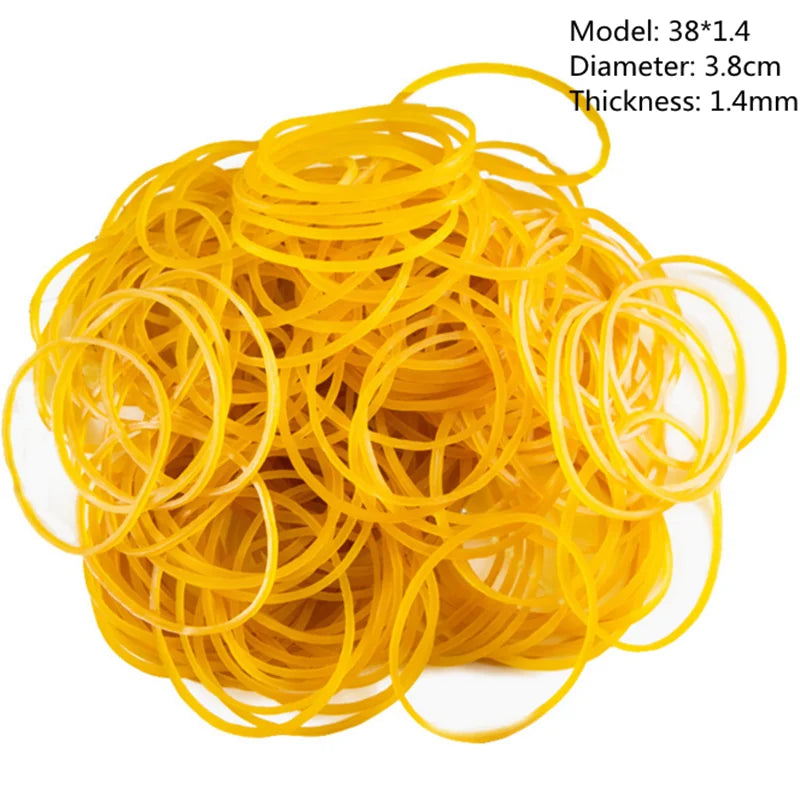 100 Pcs Various size Elastic Rubber Bands