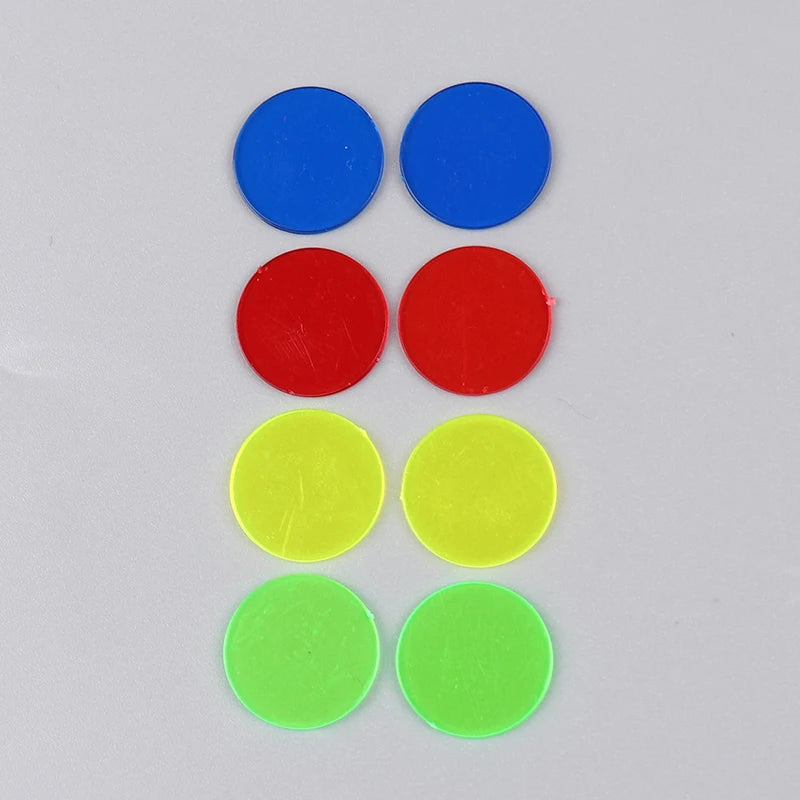 100Pcs Montessori Color Coins