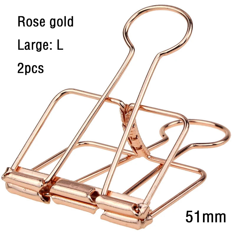 2-10 Pcs Binder Clips Page Holders