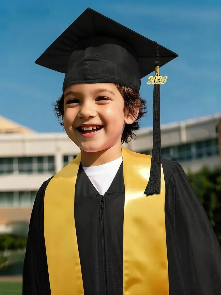 Kids Graduation Gown Cap