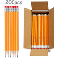 1Box/200Pcs Pre-Sharpened Pencils With Eraser