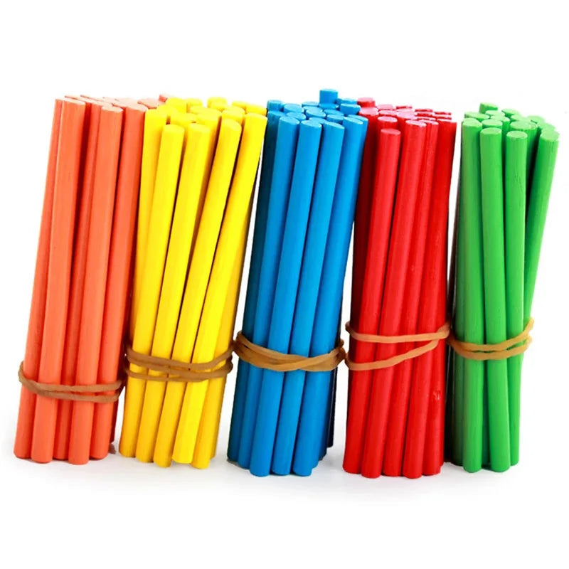 Colorful Counting Sticks for Kids