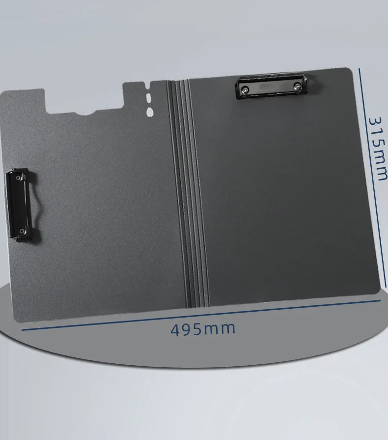 Double Clip Heavy Duty Pocket Folder with Writing Pad
